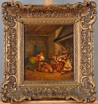 19th century French school
Family scene by...