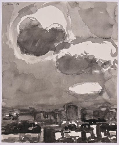 * JACQUES PONCET (1921-2012)
Clouds over...