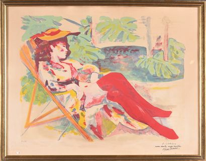 Pierre CORNU (1895-1996)
Woman seated in...