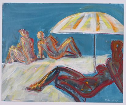 * Jacques PONCET (1921-2012)
Bathers in the...
