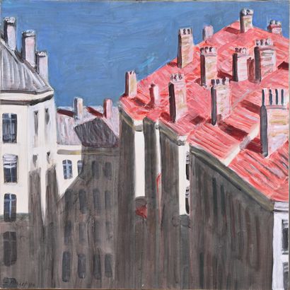 * Jacques PONCET (1921-2012)
Les toits de...