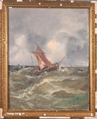 * Emile GODCHAUX (1860-1938)
Sailboat in...