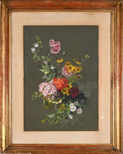 Lyon school of the mid-19th century
Hydrangea...