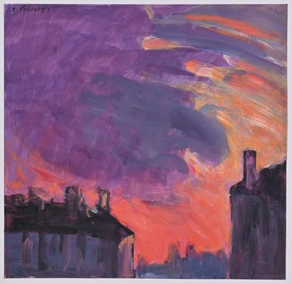 * JACQUES PONCET (1921-2012)
Sky over the...