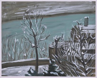 * JACQUES PONCET (1921-2012)
Etude de ciel...