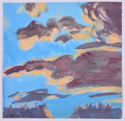 * JACQUES PONCET (1921-2012)
Clouds over...