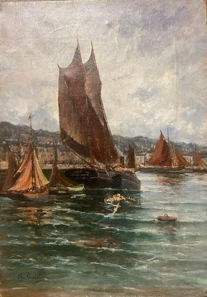 Charles CURTELIN (1859-1912)
Les bateaux...