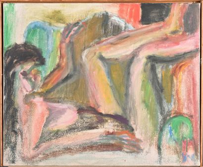 Ecole du XXe siècle
Nu féminin, les jambes...