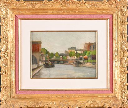 Octave LINET (1870-1962).
Chantier naval...