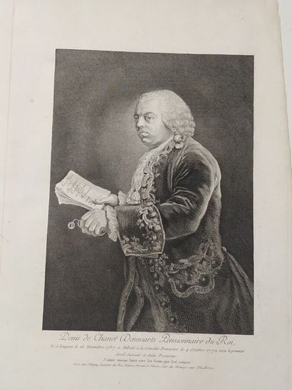Ecole française du XVIIIe siècle
Lot de 4...