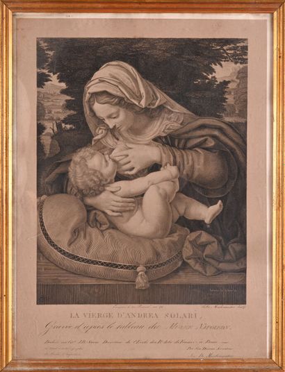 Jos DE MEULEMEESTER
La Vierge d'Andréa Solari,...