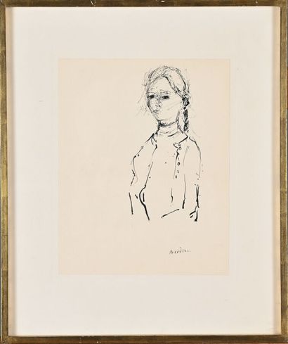 Guy BARDONE (1927-2015)
Portrait de fille...