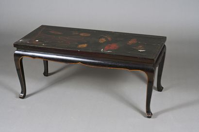 CHINE
Table basse rectangulaire, en bois...