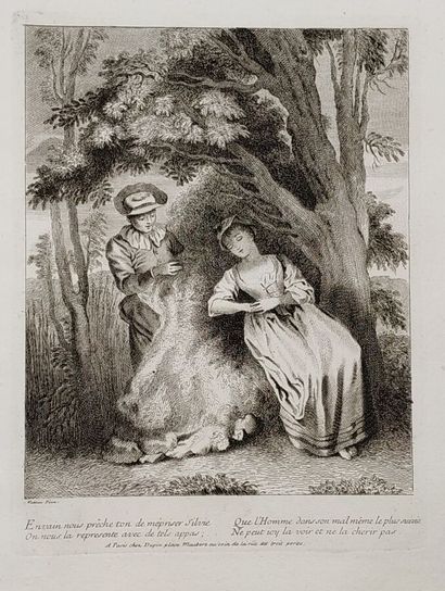 Jean-Antoine WATTEAU (1684-1721), D'après...