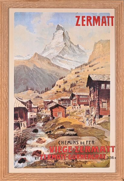 A. RECKZIEGEL, D'après
Chemins de fer Viège...