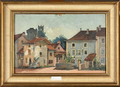 André GUERIN (XXe siècle)
La place du village...