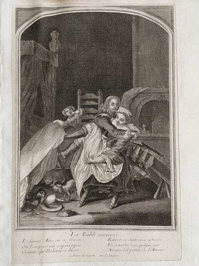 Ecole française du XVIIIe siècle
La table...