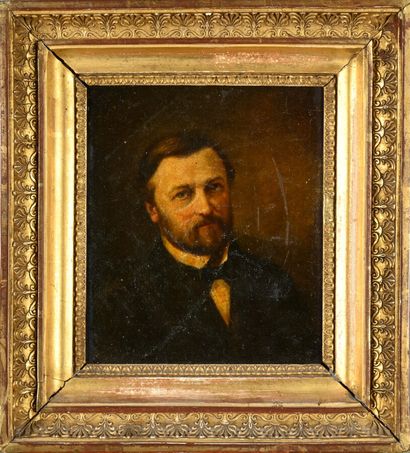 Ecole française du XIXe siècle
Portrait d'homme...