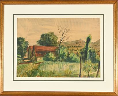 Jean Albert CARLOTTI (1909-2003).
Paysage...