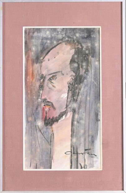 Ecole moderne du XXe siècle
Portrait d'homme...