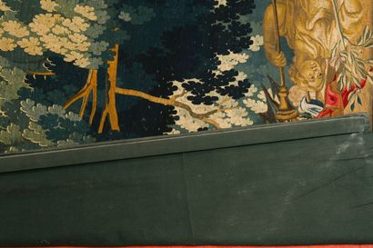 AUBUSSON. Importante tapisserie polychrome...