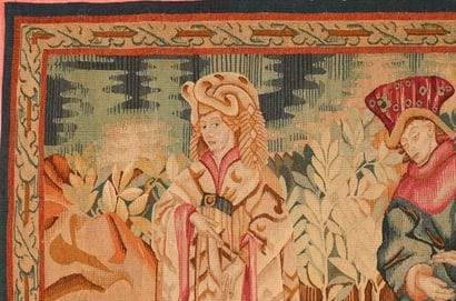 Tapisserie dans le style du Moyen-Âge figurant...