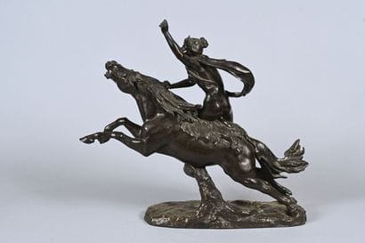 CLODION, D'après
Bronze figurant une jeune...