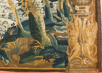AUBUSSON. Importante tapisserie polychrome...