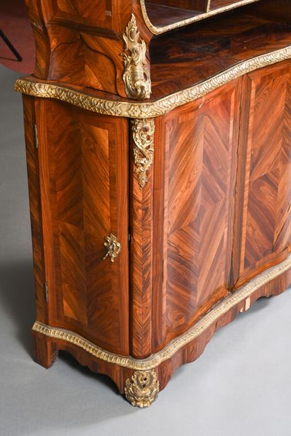 Cartonnier de bureau en placage de bois de...
