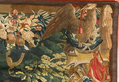 AUBUSSON. Importante tapisserie polychrome...