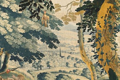 AUBUSSON. Importante tapisserie polychrome...