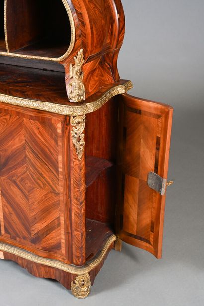 Cartonnier de bureau en placage de bois de...