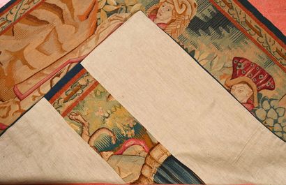 Tapisserie dans le style du Moyen-Âge figurant...
