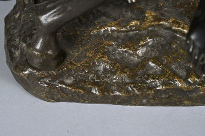 CLODION, D'après
Bronze figurant une jeune...