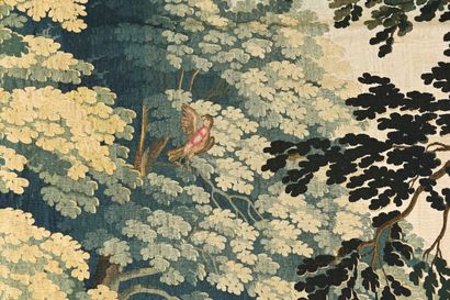 AUBUSSON. Importante tapisserie polychrome...