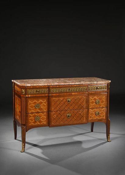 Commode Transition en bois de placage et...