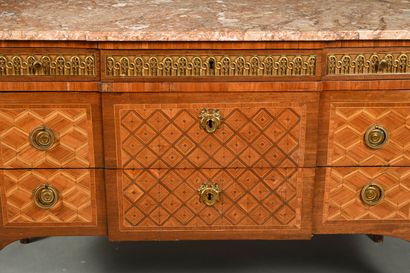 Commode Transition en bois de placage et...