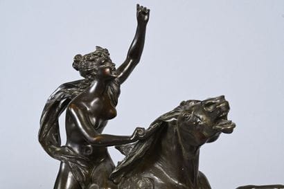 CLODION, D'après
Bronze figurant une jeune...