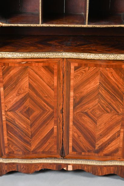 Cartonnier de bureau en placage de bois de...