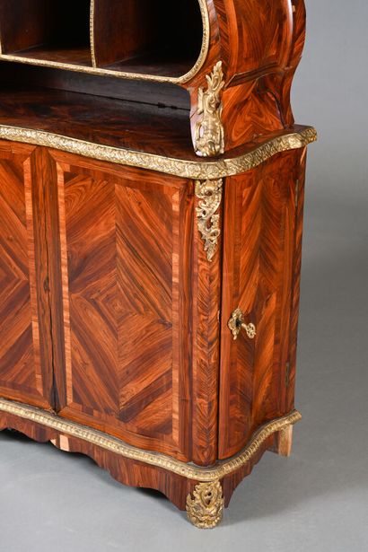 Cartonnier de bureau en placage de bois de...