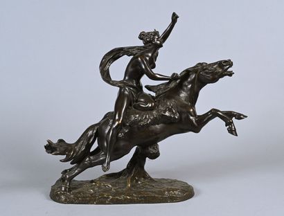 CLODION, D'après
Bronze figurant une jeune...