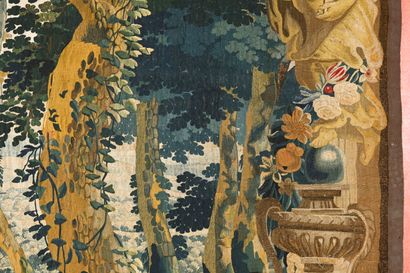 AUBUSSON. Importante tapisserie polychrome...