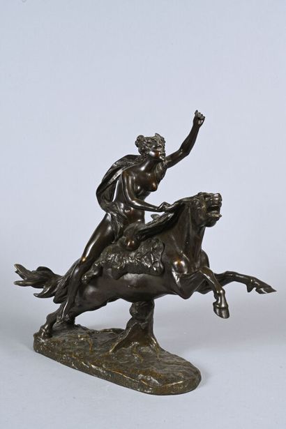 CLODION, D'après
Bronze figurant une jeune...