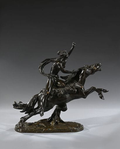 CLODION, D'après
Bronze figurant une jeune...
