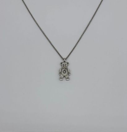 CHOPARD. Pendentif Happy Diamonds Teddy Bear...