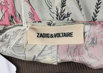 ZADIG & VOLTAIRE. 
Robe courte à profond...