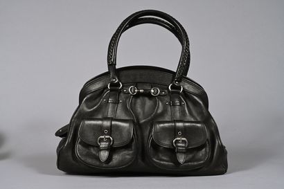 CHRISTIAN DIOR, sac à My Dior en cuir noir,...