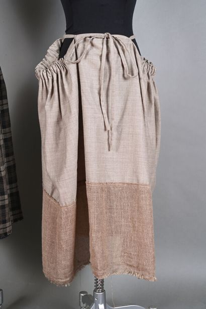 DANIELA GREGIS. Ample jupe mi-longue en laine...