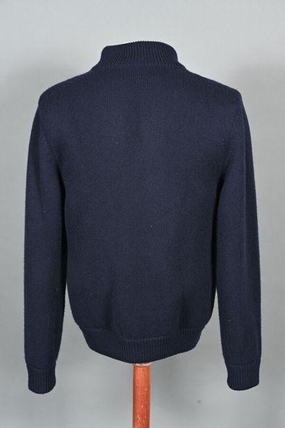 ZILLI. Cardigan Homme en cachemire marine,...