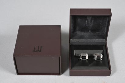 DUNHILL
Paire de boutons de manchettes en...